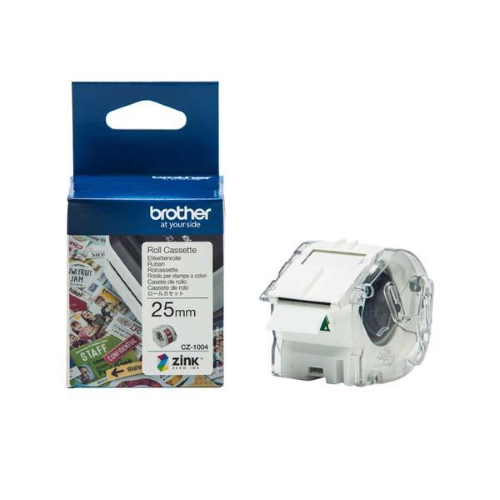 Brother CZ-1004 - Rotolo (2,54 cm x 5 m) 1 rotoli Etichette a modulo continuo - per Brother VC-500W